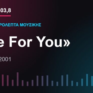 Κάρτα CITY FM 103,8 — 103,8 δευτερόλεπτα μουσικής: «Die For You»