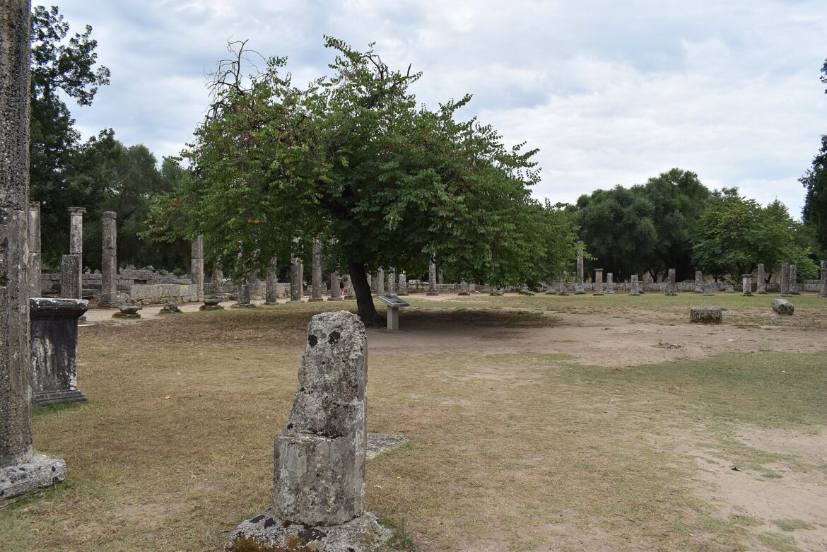 Η Παλαίστρα στον αρχαιολογικό χώρο της Αρχαίας Ολυμπίας