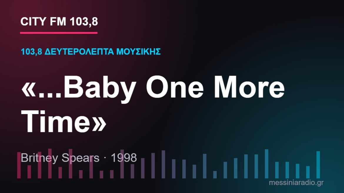 103,8 δευτερόλεπτα μουσικής: «…Baby One More Time»